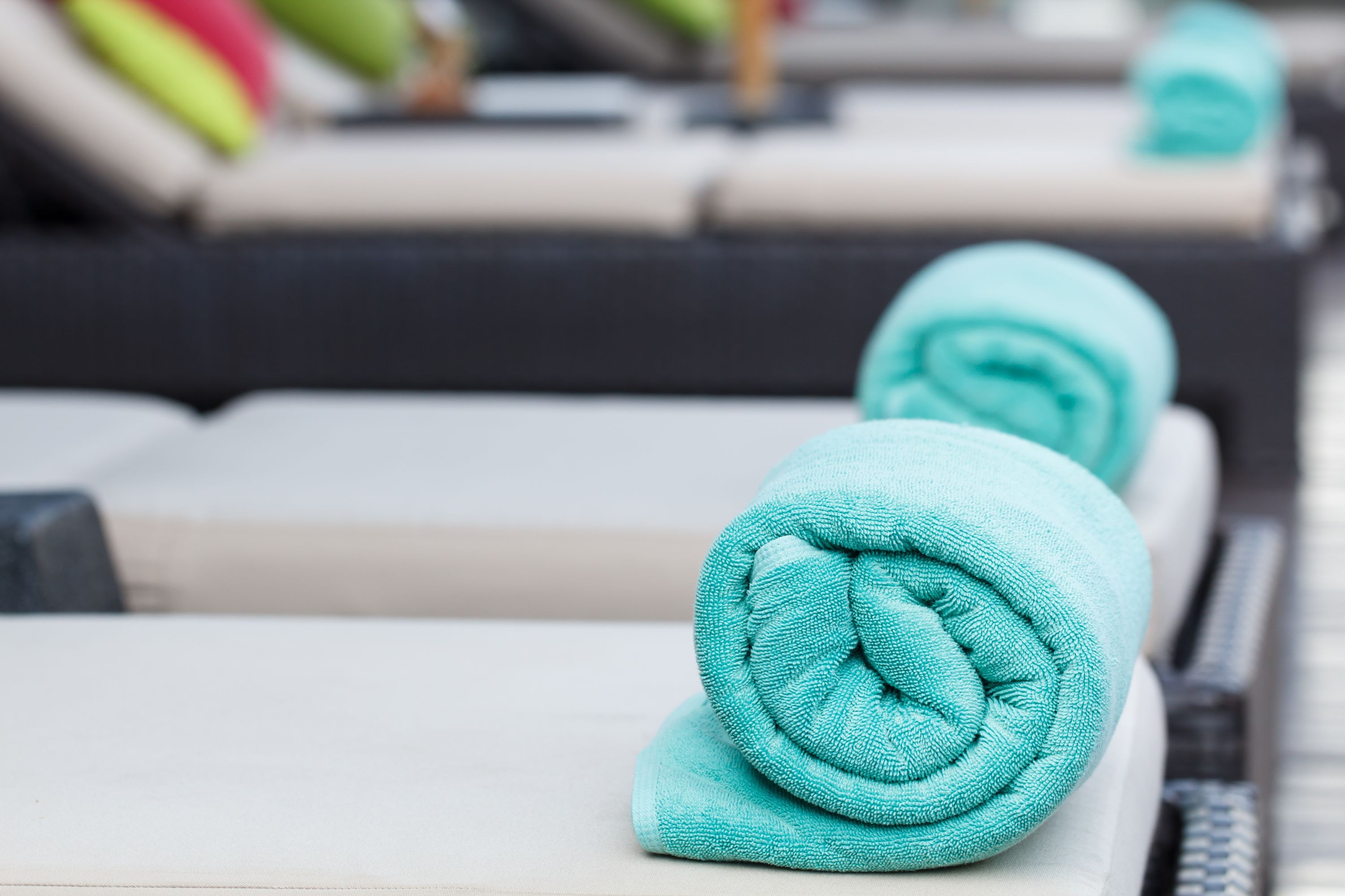 Teal Towels Flipped