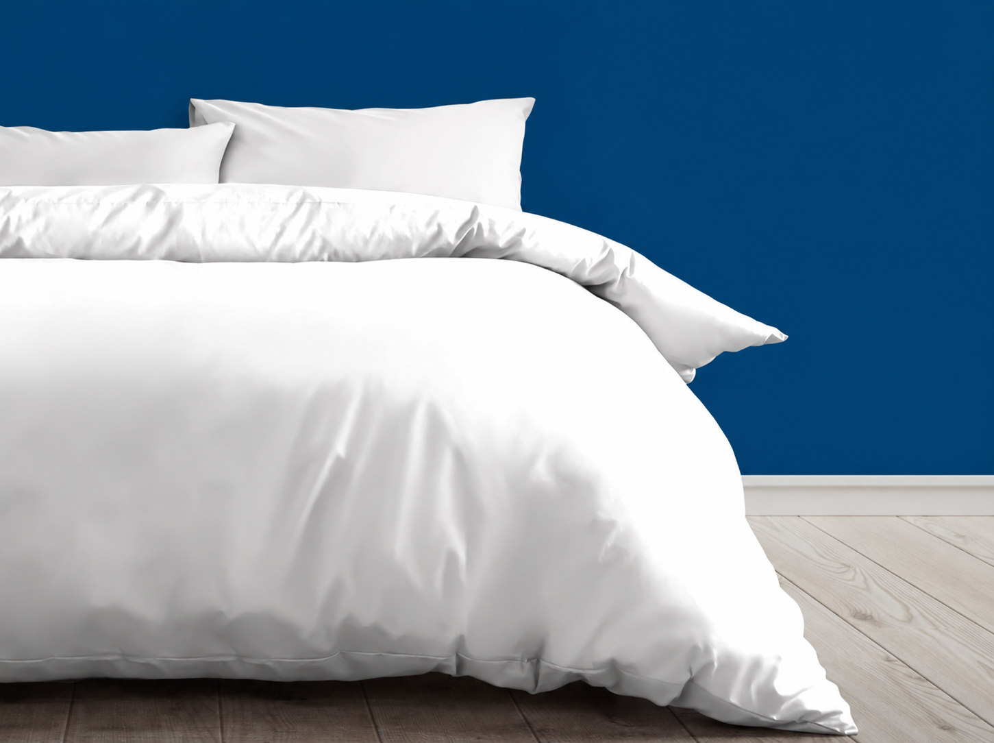 Comforter Blue Background